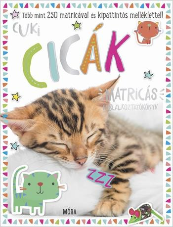 Cuki cicák matricás foglalkoztatókönyv több, mint 250 matricával