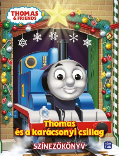 Thomas és a karácsonyi csillag színezőkönyv