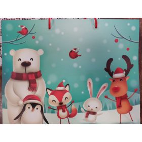 Díszzacskó nagy fekvő karácsonyi