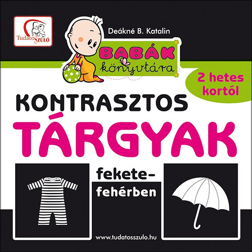 Babák könyvtára - kontrasztos tárgyak