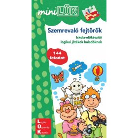   Szemrevaló fejtörők - miniLÜK - összetett fejlesztő gyakorlatok 5-7 éveseknek LDI203