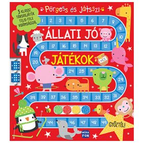   Pörgess és játssz! - Állati jó játékok - 5 klassz társasjáték telis-tele kalandokkal