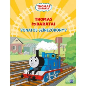 Thomas és barátai - Vonatos színezőkönyv
